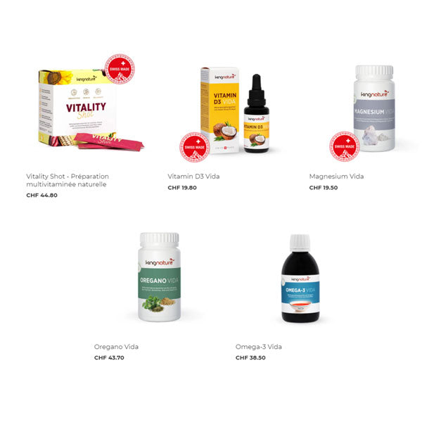 New: Swiss food supplements to strengthen the immune system